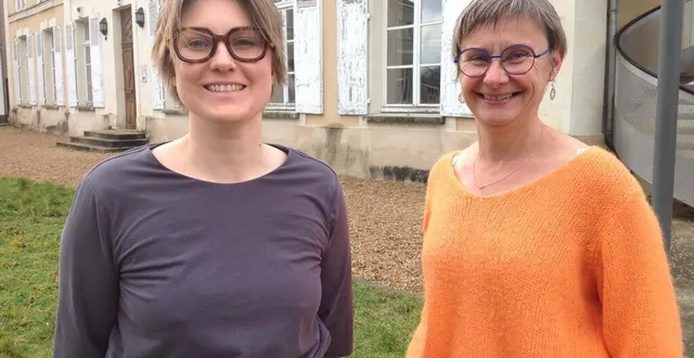 photo  la venue de chloé rossignol, professionnelle et fondatrice du réseau (à gauche), est due à élisabeth cherel, responsable de la filière fleuristerie.  &copy;  archives le maine libre 