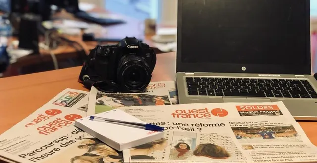 photo  pour être correspondant, il faut aimer écrire.  &copy;  archives ouest-france 