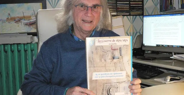 photo  après deux années de recherches et d’écriture passionnées, l’historien gaby lamberdière publie un livre sur l’histoire locale pendant la guerre de 1870.  &copy;  ouest-france 