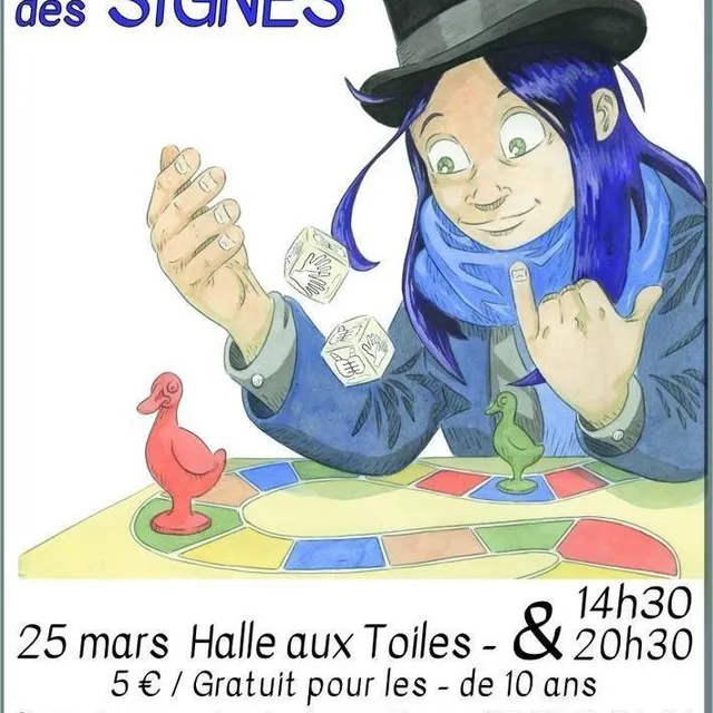 photo affiche du spectacle au-delà des signes joué le 25 mars 2023 à alençon  ©  dr