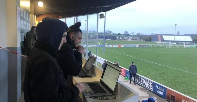 photo  hier, la rédaction de so foot a couvert le match opposant les léopards à l’équipe 2 du fc argentan (orne) avec un dispositif digne des matchs professionnels.  &copy;  ouest-france 