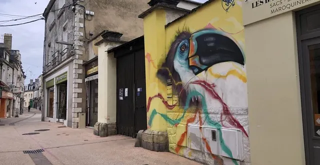 photo  la fresque apposée sur le mur du collège imaginaire, rue de l’île, est appelée à être effacée par décision de justice.  &copy;  ouest-france 