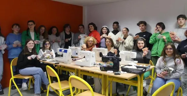 photo  tous les collégiens impliqués dans le carré fée main sont très motivés.  &copy;  ouest-france 