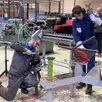 photo neuf apprentis ou salariés ont participé à la finale régionale worldskills pour le métier de la chaudronnerie au pôle formation grand ouest de normandie, samedi 21 janvier 2023.