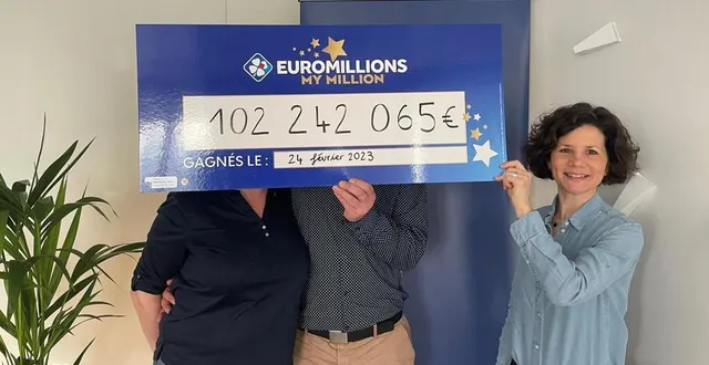 photo  une sarthoise remporte le jackpot de plus de 102 millions d’euros à l’euromillions.  &copy;  fdj 