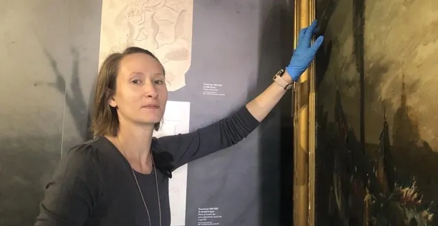 photo  ophélie gélu, 35 ans, médiatrice au musée flam à argentan (orne) propose des visites autour du métier de conservateur ; qu’elle a exercé en début de carrière.  &copy;  ouest-france 