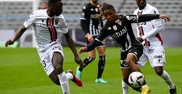 photo  justin kalumba a joué une heure ce dimanche face à nice.  &copy;  photo co – laurent combet 