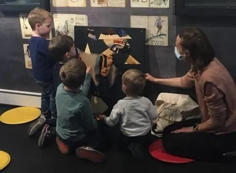 photo des visites seront proposées pour que les plus petits apprennent à observer les œuvres au musée fernand-léger – andré-mare.  ©  musée flam