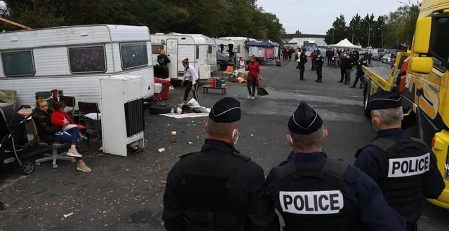 photo  saint-barthélemy-d’anjou, le 7 octobre 2020. ce jour-là, le camp de roms installé dans la zone industrielle avait été évacué par les forces de l’ordre.  &copy;  archives co – laurent combet 