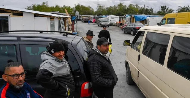 photo  trélazé, mardi 11 avril 2023. l’agglo compte six camps de roms, dont celui des ardoisières.  &copy;  co – laurent combet 
