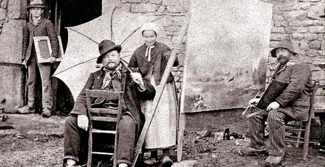 photo  à la découverte de l’histoire artistique du village.  &copy;  affiche de l’expo 