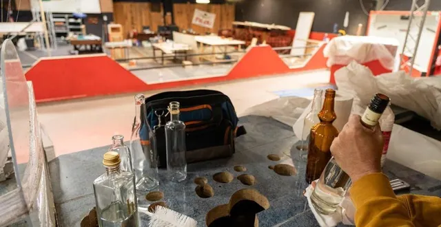 photo  l’atelier ayant servi à la création des décors du film est proche du centre-ville du mans.  &copy;  le maine libre – xavier sarrat 