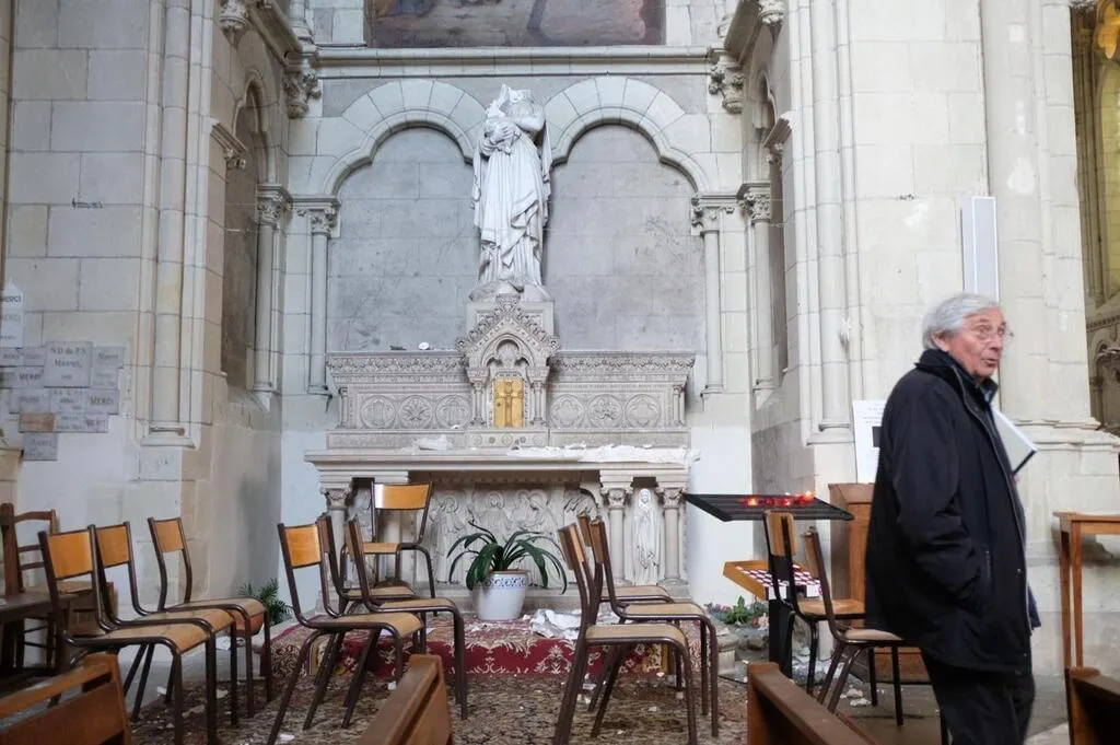 EN IMAGES. À Angers, une église saccagée au lendemain des festivités de