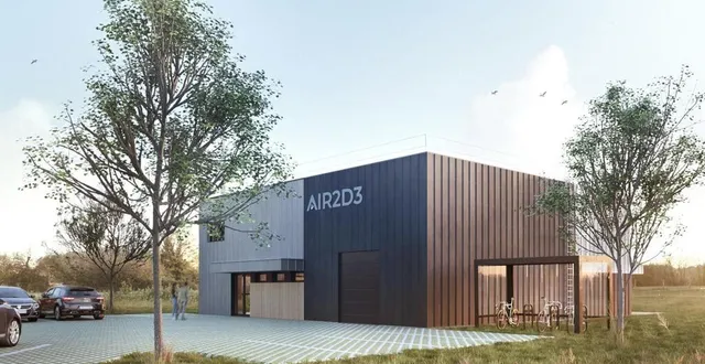 photo  le futur siège de l’agence air2d3 sera livré cet été.  &copy;  visuels cabinet rja tanguy brohart 