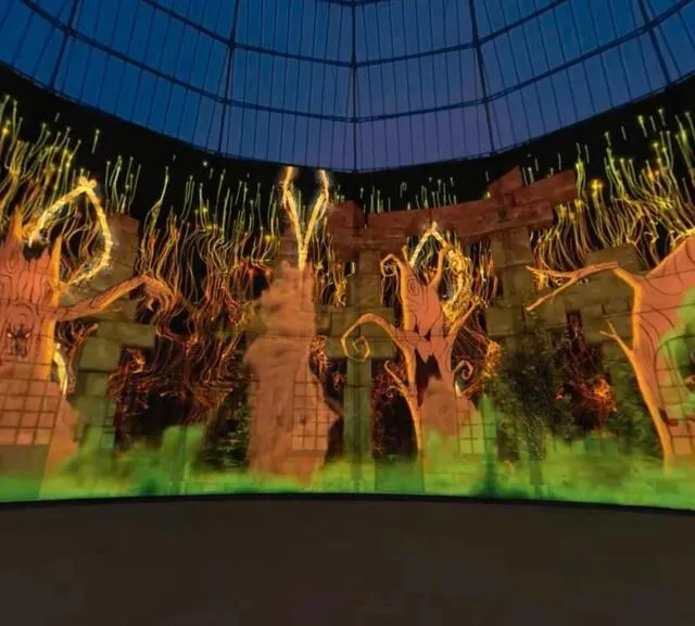 photo un spectacle son et lumière sur les légendes normandes à la halle au blé d’alençon  ©  culture kraft