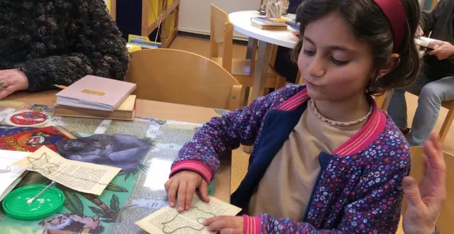 photo  vendredi, dix personnes ont participé à l’atelier poésie de papier.  &copy;  ouest-france 