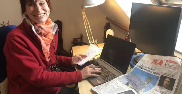 photo  andrea rheinfrank est correspondante ouest-france depuis une douzaine d’années à marolles-les-braults et dans une quinzaine de communes environnantes. son plaisir pour les mots et la langue française est intact.  &copy;  ouest-france 