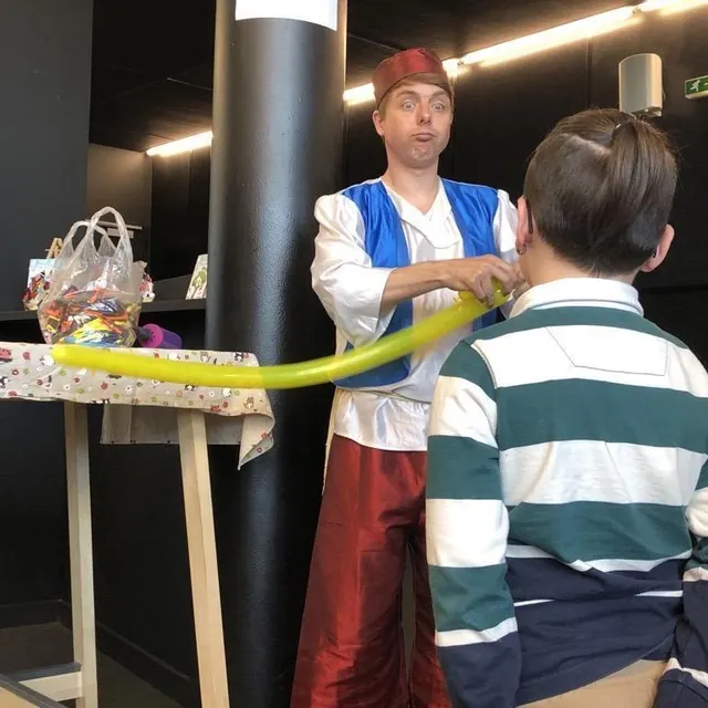 photo chacun est reparti avec son ballon en guise de cadeau.  ©  ouest-france