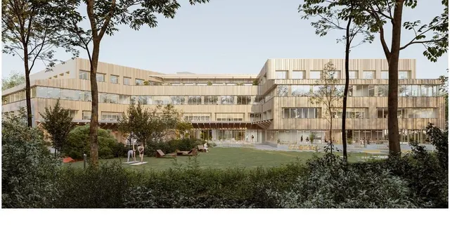 photo  le nouveau pôle d’excellence de formations sanitaires, sociales et de santé, pourra accueillir 2 100 étudiants, à partir de la rentrée 2026.  &copy;  dlw_pharo 