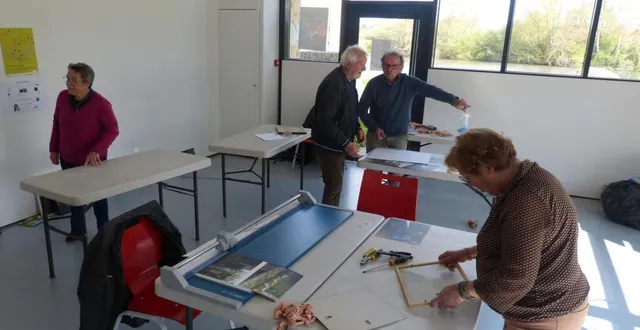 photo  les participants ont apprécié ce moment de partage.  &copy;  le maine libre 