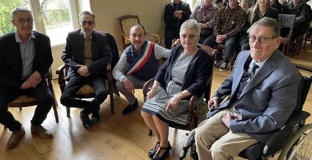 photo  roger et nicole vigneron ont célébré leurs 60 ans de mariage entourés de leurs trois fils, de leur famille et de leurs amis proches.  &copy;  photo le maine libre 