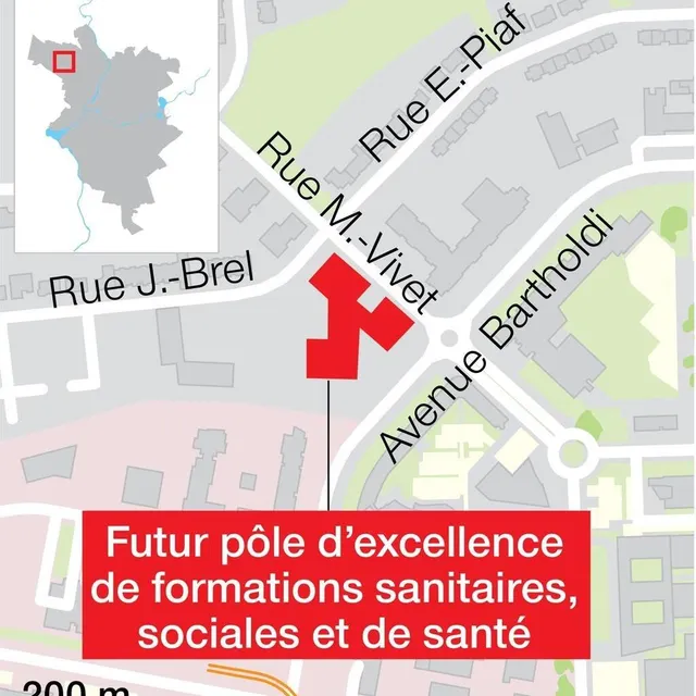 photo le futur pôle sera à quelques encablures du campus universitaire.  ©  ouest-france