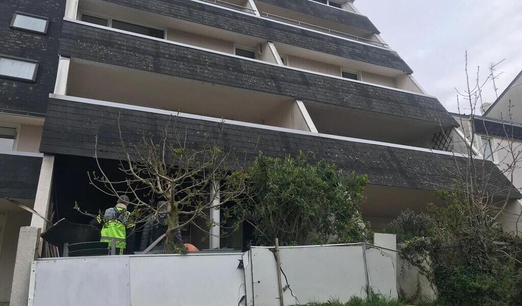 Cherbourg-en-Cotentin. Un feu de sèche-linge dévaste un appartement