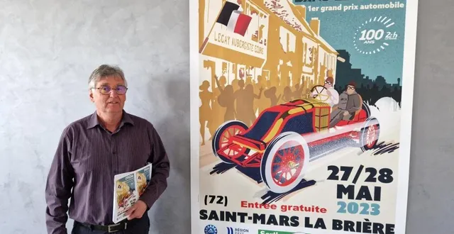 photo  patrice vernhettes, maire de saint-mars-la-brière, présente « 1906 dans le rétro ».   &copy;  ouest-france 