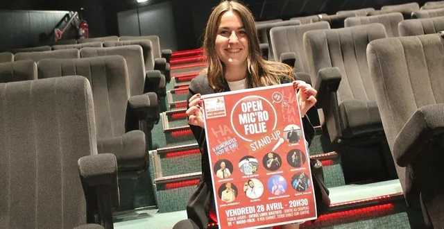 photo  maud dabireau, chargée de projet auprès de la ville pour l’animation de l’espace micro-folie, a mis sur pied une soirée inédite à sablé-sur-sarthe autour de l’humour.  &copy;  ouest-france 