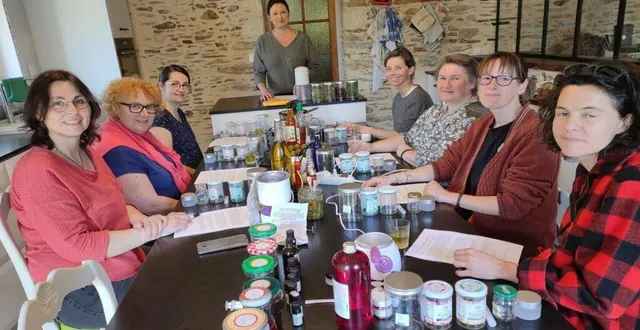 photo  isabelle leroy a reçu sept participantes.  &copy;  ouest-france 