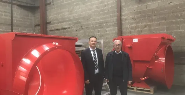 photo  saint-georges-sur-loire, mercredi 26 avril 2023. josé et manuel burgos dirigent la société industrielle stif, spécialisée dans la prévention du risque d’explosions.  &copy;  photo co 