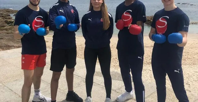 photo  de gauche a droite : thomas pemartin, logan menessier, eva livet, kertiss kanga, nathan garnier  &copy;  photo : samouraï 2000 