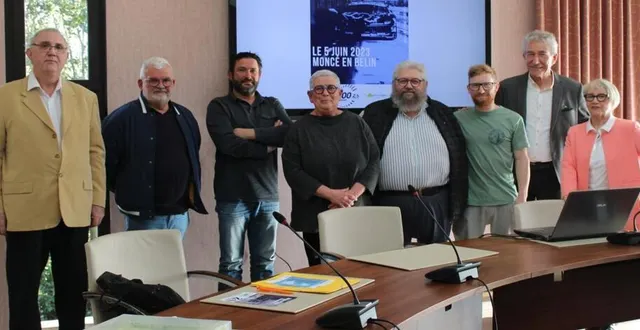 photo  de gauche à droite : laurent gautier, philippe coutant, emmanuel maillard, yrène boyer, maire de la commune, patrick gautier, romain blot, jean-luc bouttier et sylvaine stora.  &copy;  ouest-france 