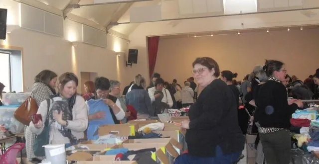 photo  la salle gaston-langevin a été très fréquentée, dimanche.  &copy;  ouest-france 