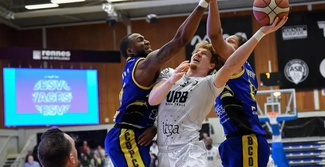 photo  malgré les blessés, leo behrend et l’union rennes vont tenter de se frayer un chemin jusqu’en finale des playoffs.  &copy;  jocelyne régent 