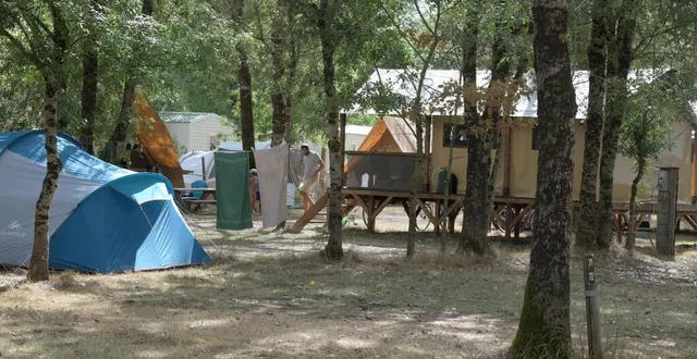 photo  le camping du lidon à saint-hilaire-la-palud. l’hébergement représenterait 9 % des émissions des gaz à effet de serre en matière de tourisme en nouvelle-aquitaine.  &copy;  archives co – marie delage 