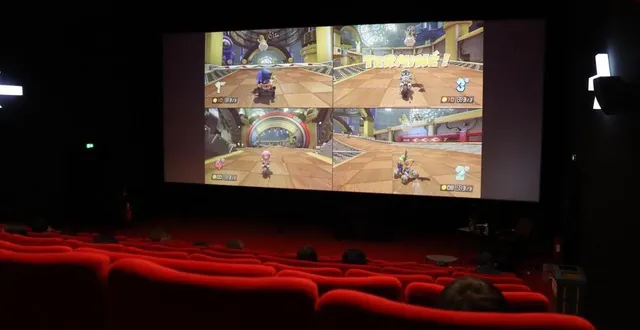 photo  trente-deux participants, de 7 à 44 ans, ont participé au premier tournoi mario kart, du cinéma confluences de sablé-sur-sarthe.  &copy;  ouest-france 