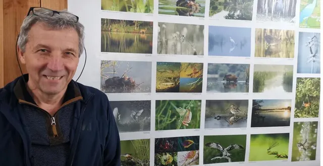 photo  rémi lépinay, photographe naturaliste, responsable de la commission photo de bercé naturellement.  &copy;  ouest-france 