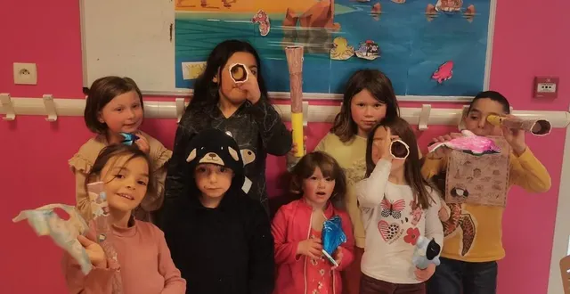 photo  durant les vacances de printemps, des activités sur le thème des pirates ont été proposées aux enfants du centre de loisirs bulle d’air.  &copy;  ouest-france 