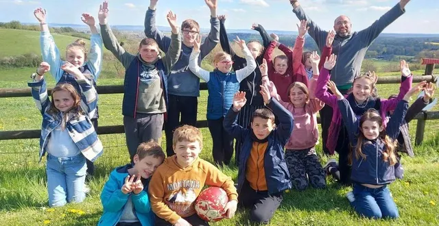 photo  les enfants ont mis à profit leur séjour à la ferme.  &copy;  ouest-france 