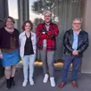 photo une équipe familiale reprendra la boulangerie de voivres : sylvie bertré, andréa, david wiejota, christophe bertré, et eléna absente sur la photo.
