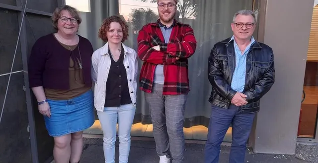 photo  une équipe familiale reprendra la boulangerie de voivres : sylvie bertré, andréa, david wiejota, christophe bertré, et eléna absente sur la photo.  &copy;  le maine libre 