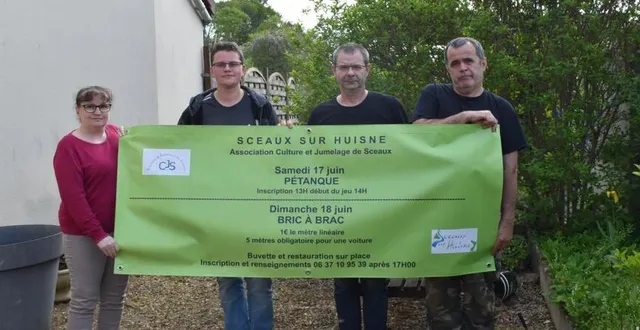 photo  les membres de l’association lancent leur programme.  &copy;  le maine libre 