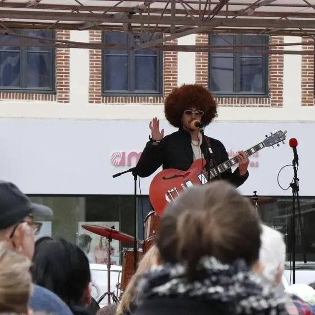 photo benaël au concert du carrefour jeunesse de la mjc, le 20 avril 2023.  ©  ouest-france