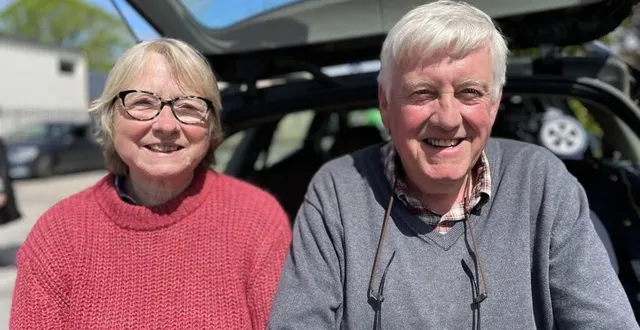 photo  gallois, susan et john millard vivent à rânes depuis 2017.  &copy;  ouest-france 