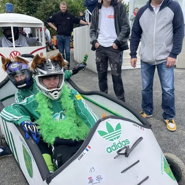 Franc succès pour la première course de caisses à savon, à Condésur