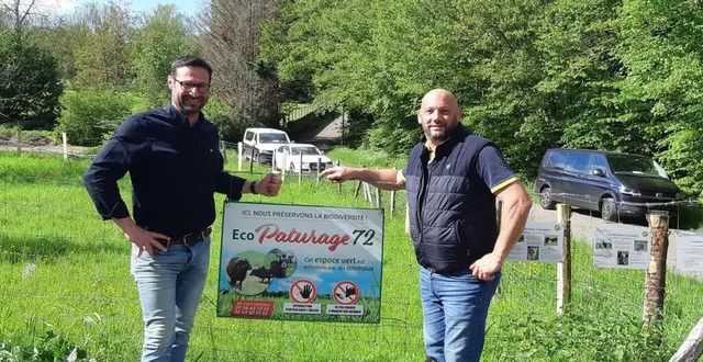 photo  charles baron, à gauche et olivier aubier les deux cogérants d’une entreprise dynamique.  &copy;  le maine libre 