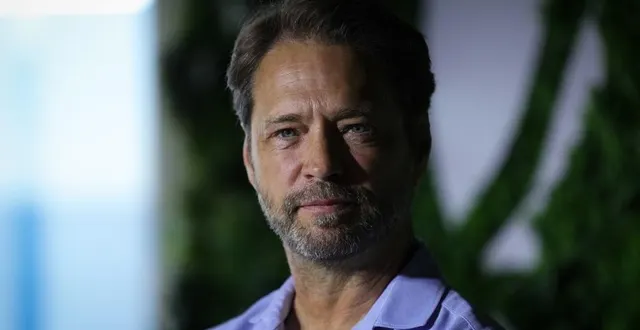 photo  l’acteur canadien jason priestley lors de la 61e édition du festival de télévision de monte-carlo en juin 2022.  &copy;  valery hache / archives afp 