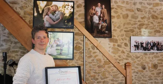 photo  julien le moine, photographe primé portraitiste de france et reconnu par les métiers d’art des pays de la loire.  &copy;  ouest-france 