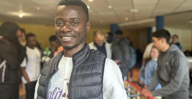 photo  gossé kouamé a lancé dans son lycée pro, à arnage (sarthe), un tournoi mêlant plusieurs disciplines, entre les élèves et le personnel de l’établissement.  &copy;  ouest-france 